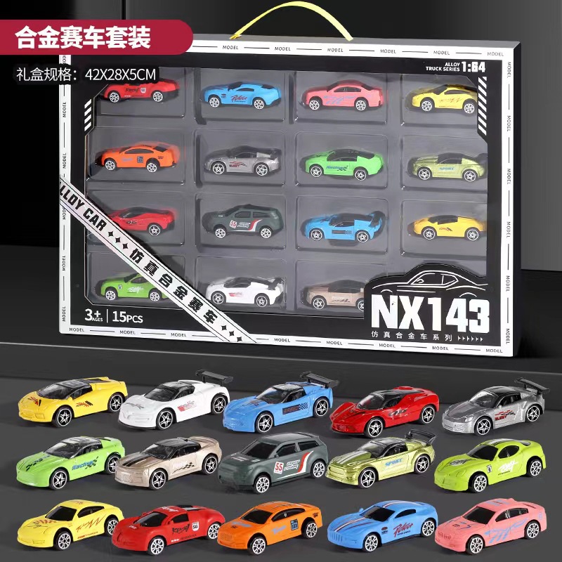 Coche de ingeniería de aleación para niños, simulador de excavadora, coche de juguete deslizante, niño, excavadora, mezcladora, juego de camión de bomberos