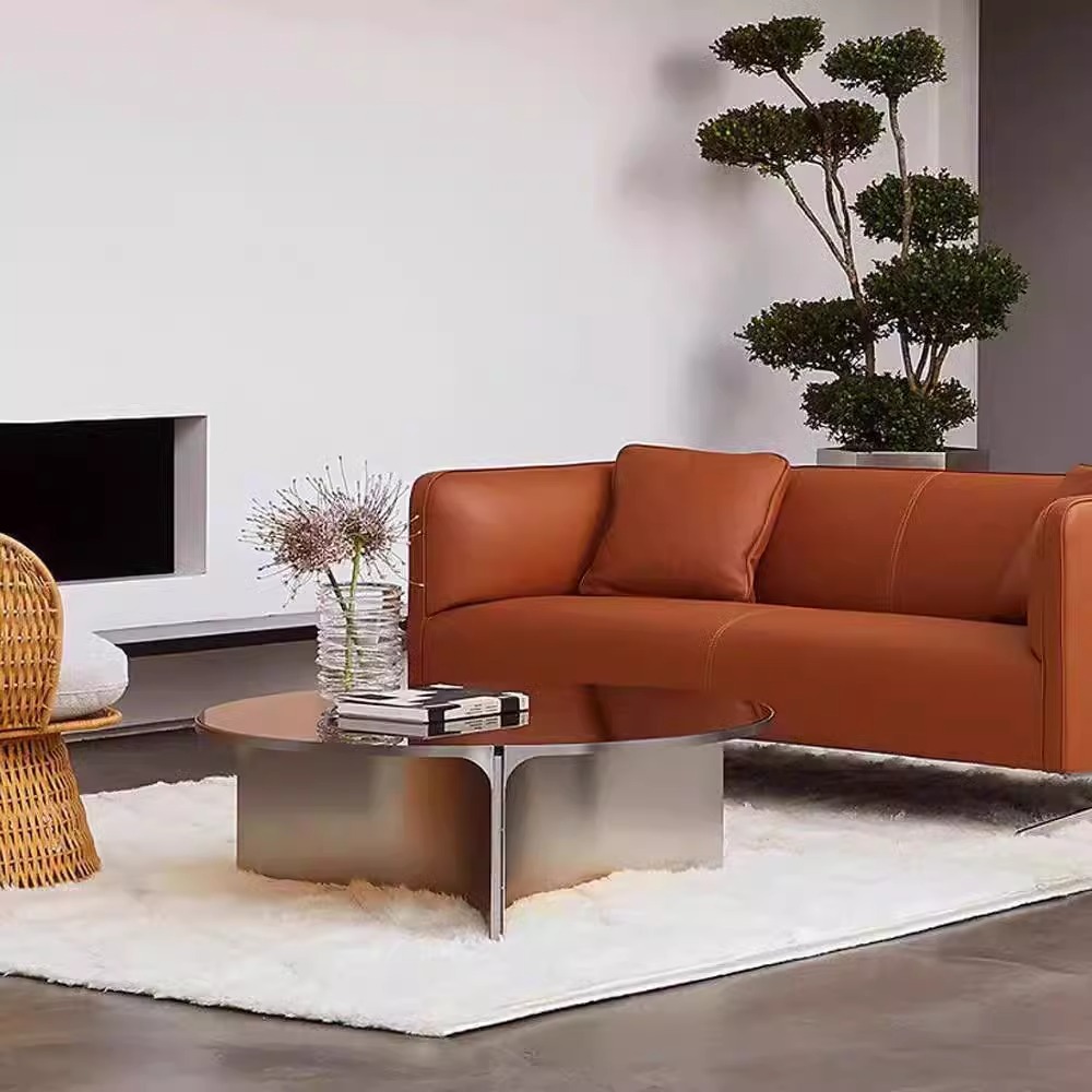 싱글 커피 테이블 80*42CM [차 유리]