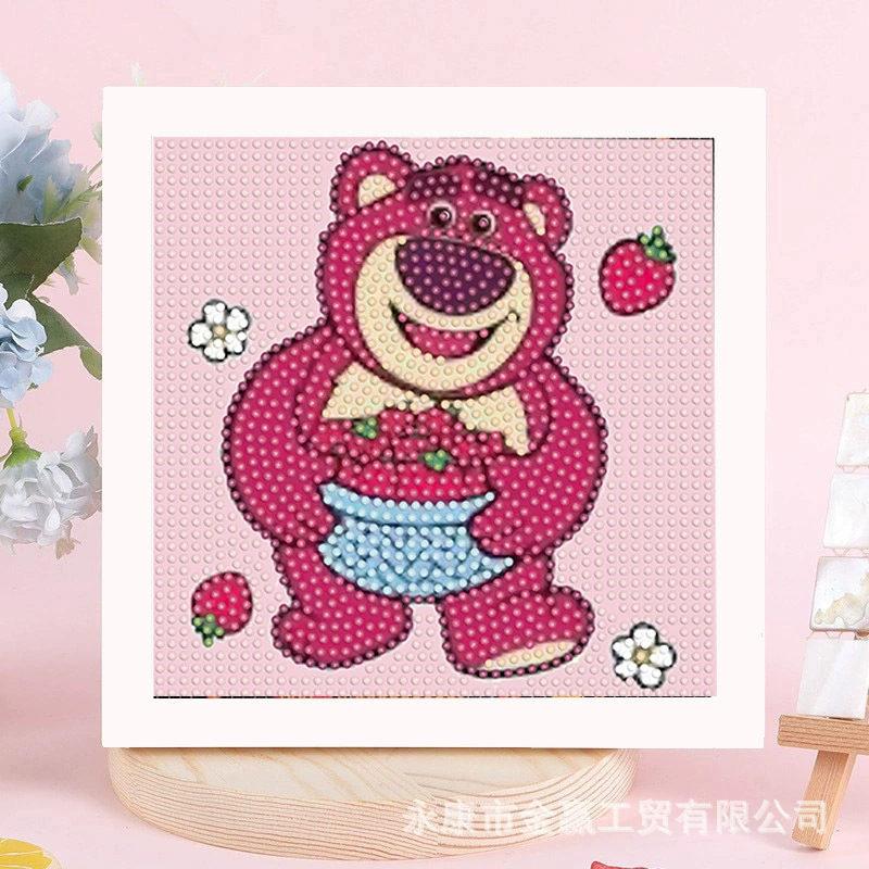 Мультяшная умная игрушка, DIY, новая коллекция, детское handmade diy, украшенная бриллиантами