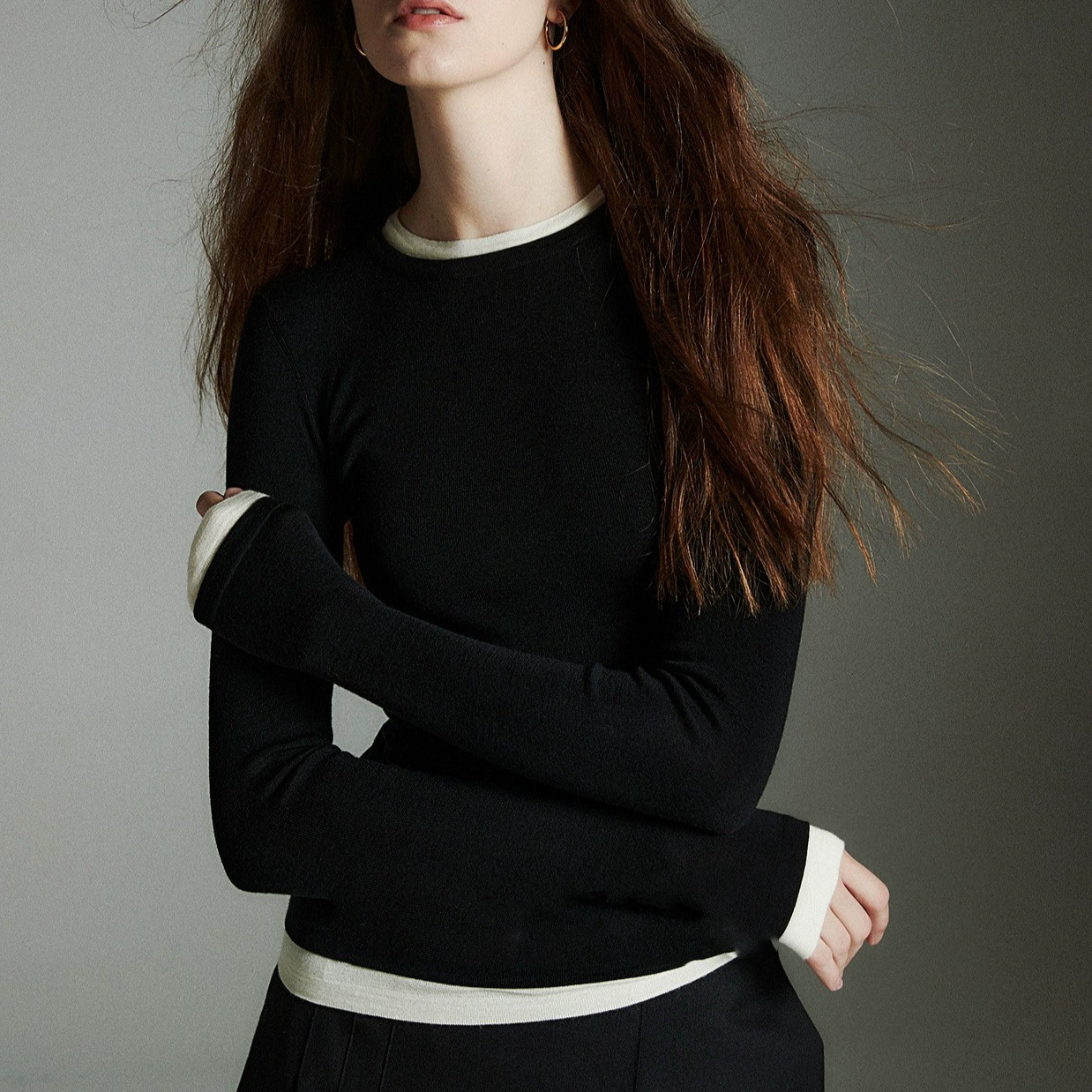 Германия BIELLA160s Золото шерсть 120s Мойка и контратака поддельные две части с несколькими воротничками