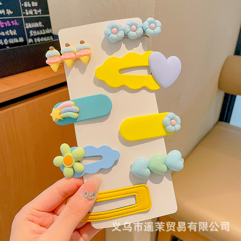 多巴胺儿童发夹女前额刘海夹鸭嘴夹头饰发卡碎发侧边卡子发饰夹子|undefined