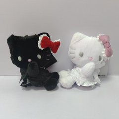 可爱天使与恶小猫毛绒公仔挂件可爱日系卡通猫咪玩偶包挂饰礼物萌