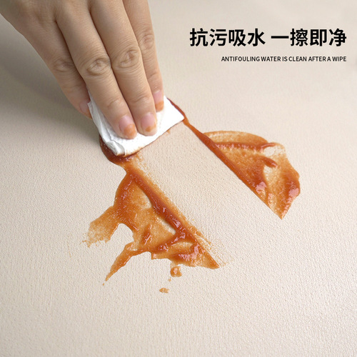 Cream style kitchen drain mat countertop absorbent mat no-wash dish drying mat bar diatom mud insulated coaster