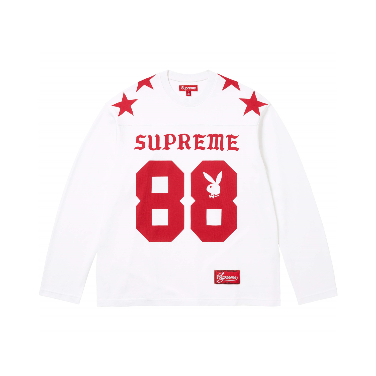 Supreme x Playboy Football Star Jersey White