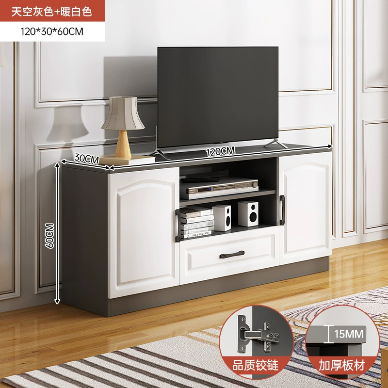 업그레이드 및 두꺼워짐 ❤ [120cm 문 2개, 서랍 1개] 스카이 그레이 조립