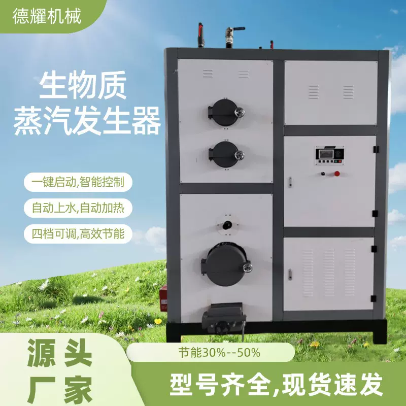 300公斤生物质蒸汽发生器 酿酒取暖高温蒸煮杀菌 全自动蒸汽锅炉