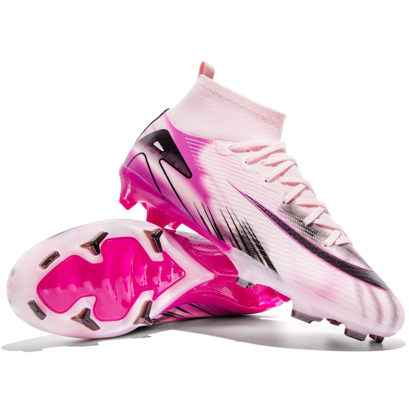 Putian artesanía transfronteriza zapatos de fútbol juveniles estudiantes de clavos largos zapatos de entrenamiento de clavos para hombres y mujeres zapatos de fútbol