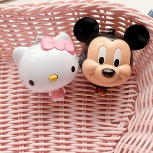 Cute Kt Cat Ding Dang Cat Winnie the Poole Bear Tape Measure Automatic Retractable Tape Measure Doll Tape Mini Pendant Shrink Tape Measure