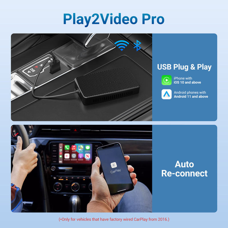 ワイヤレス carplay ボックス OEM OEM カスタマイズされたクロスボーダーホットモデル Android 12 CarPlay Ai ボックス|undefined