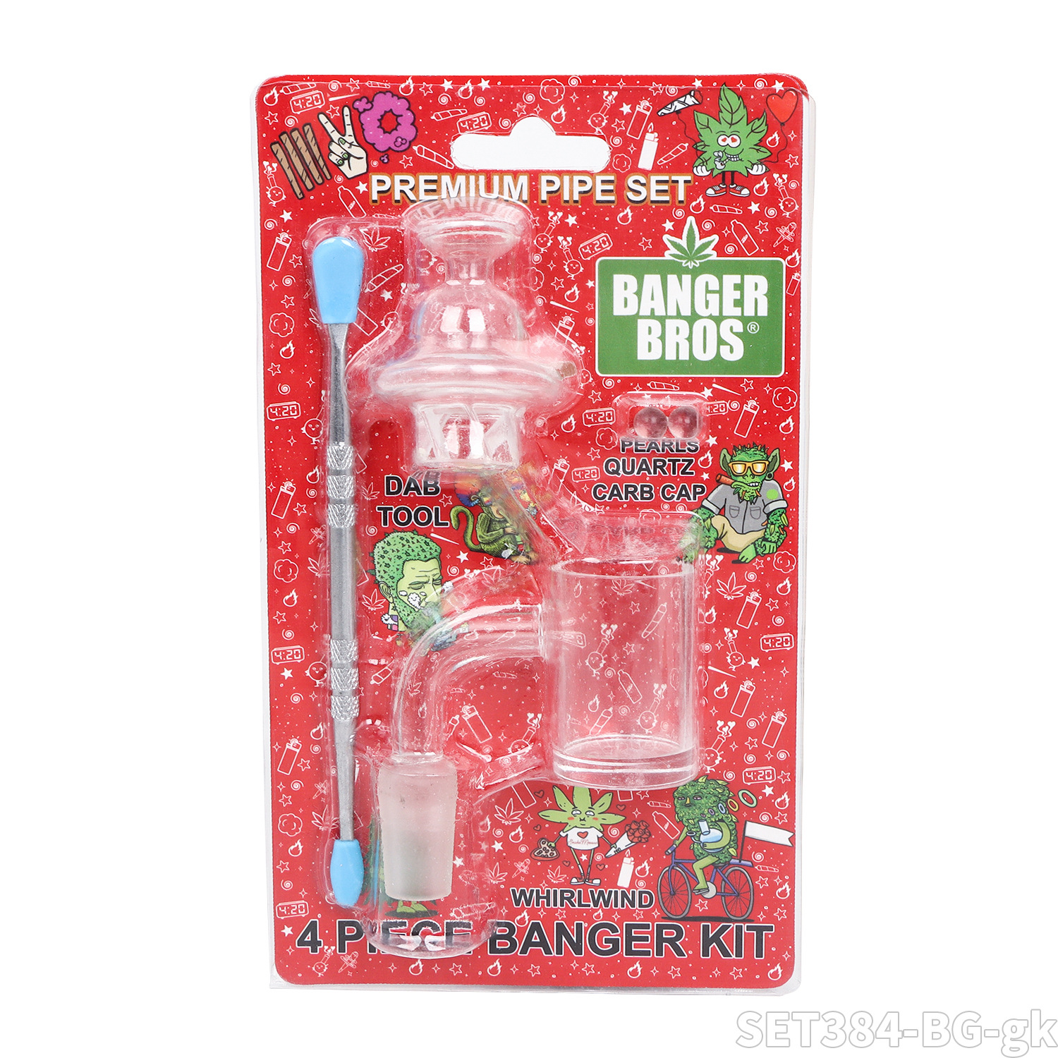 跨境新款 BANGER BROS品牌烟油配件套装公口炮头挂钩烟具套装