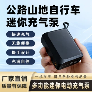 新品迷你车载无线充气泵 电动足球篮球轮胎高压打气筒便携充气泵