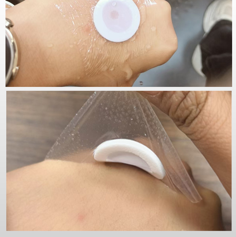Silikon-Gel PU-Film leeres Pflaster, hypoallergenes atmungsaktives Pflaster, Akupunkturpunkt leeres Pflaster, Nabel-Patch, mehrere Spezifikationen Großhandel und Verarbeitung