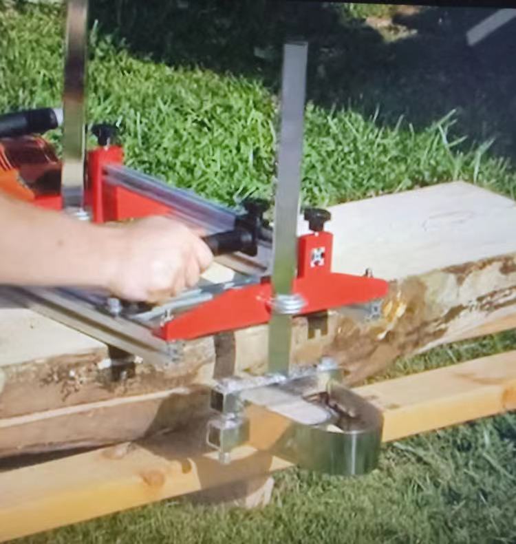 油锯开板架油锯款圆木小型开料