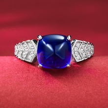 Ľ���錚 2023�¿�S925�y�ʼ��{8*8mm������ָ�h���s�W�����uͨ��