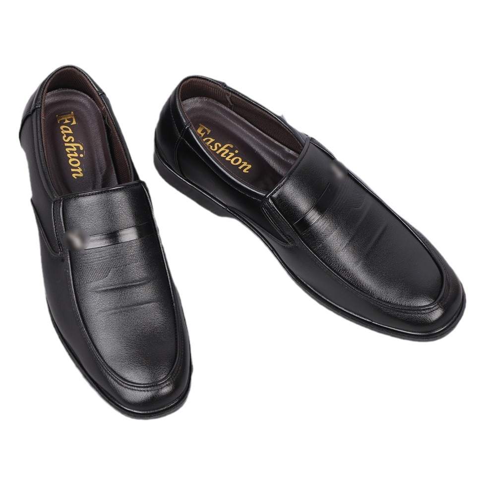 Negocios de los hombres Zapatos de cuero de comercio exterior ropa formal zapatos de cuero de los hombres zapatos de cuero transfronterizos de mediana edad y ancianos papá trabajo zapatos de cuero negro zapatos de cuero image 1