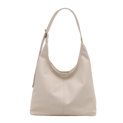 2025 New Women's Bag Large Capacity PU Commute Retro High Aesthetic Single Strap Crossbody Bag Cross-border Tote Bag