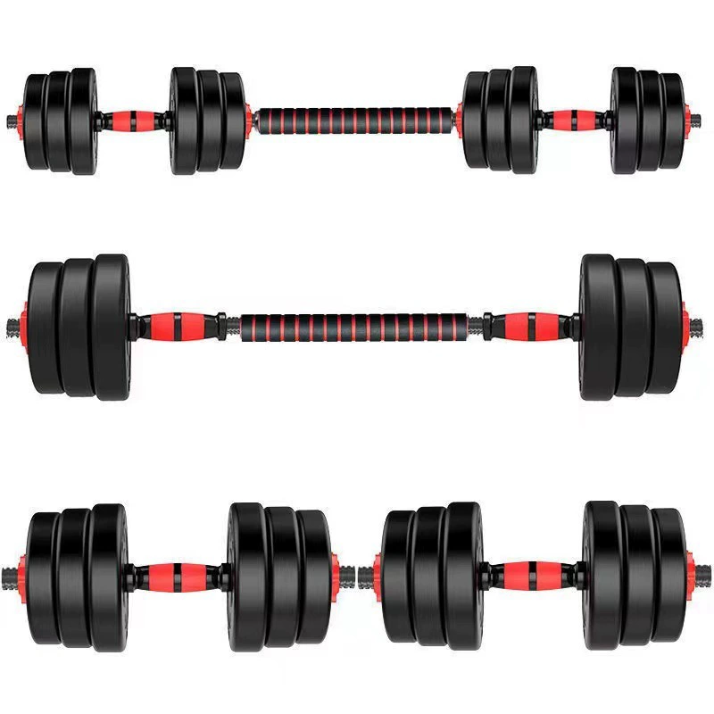 Adjustable PVC Dumbbell Set, Gym Training Pair, Multiple Weights (10–50 kg Options)