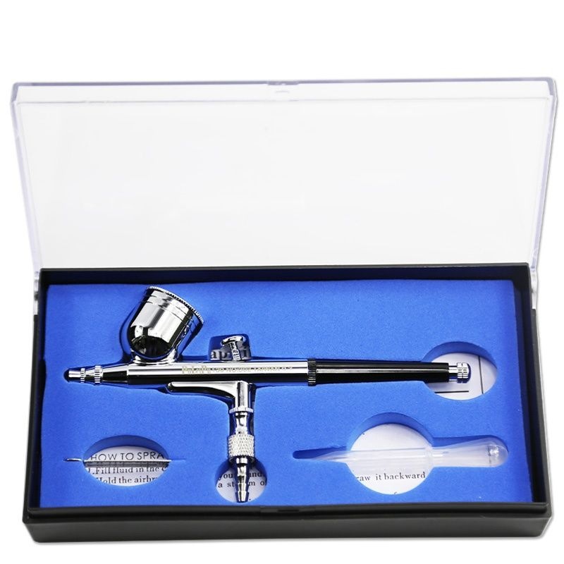 Airbrush, spray pen, screw-type airbrush, art airbrush, small airbrush, 130 airbrush requires an air pump, pneumatic airbrush for painting