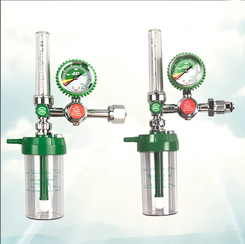Ингалятор кислорода, медицинский кислородный баллон, расходомер, поплавковый манометр, редукционный клапан с ключом, внутренняя резьба G5/8