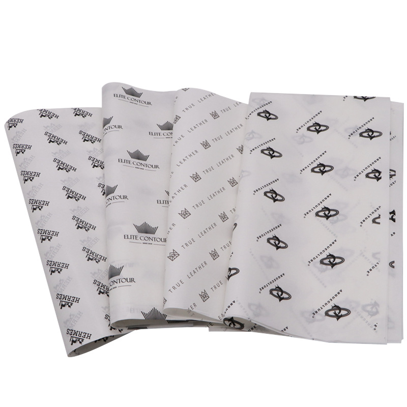 35g de papel kraft blanco 17g copia de papel de impresión de ropa de papel de embalaje de vino flores de regalo de papel de pera personalización