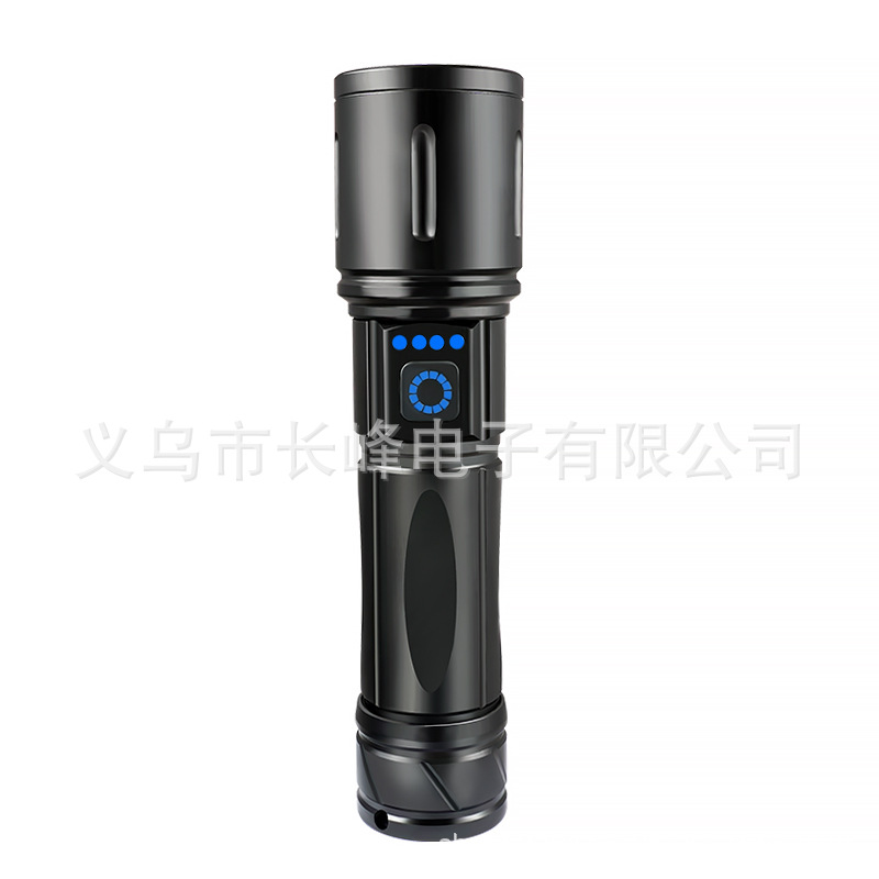 Transfronterizos nueva linterna al aire libre iluminación LED carga de luz alta emisión de emergencia portátil fábrica directa