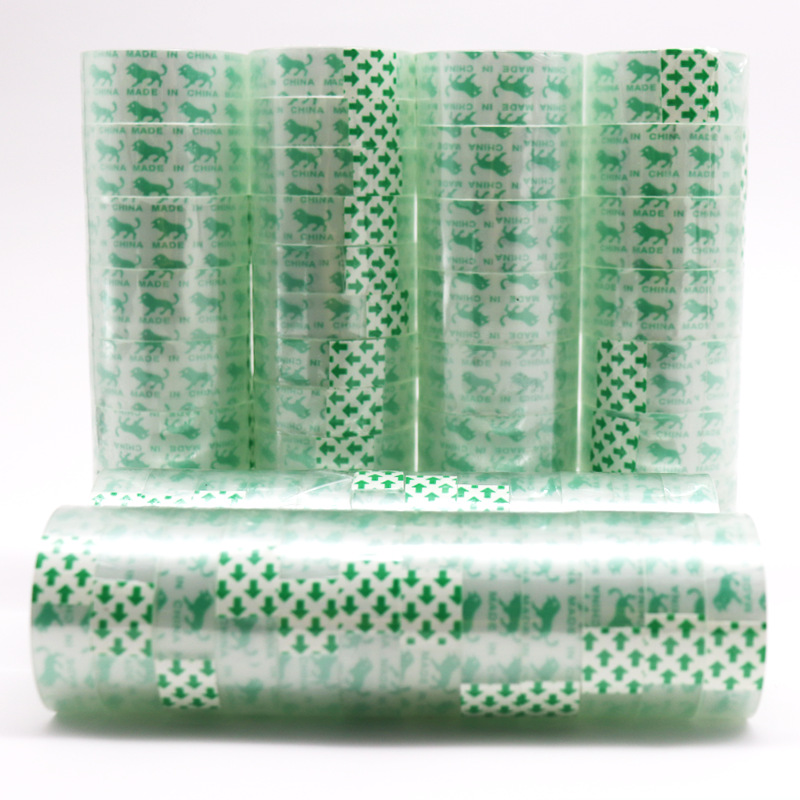 卸売り文房具テープ幅1.2 1.8cm事務用透明テープ学生文房具小テープ現物