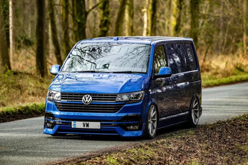 Suitable for Volkswagen Caravelle Multivan T6 T6.1 Abt Overseas R Version Wide Body Kit Front Lip Rear Lip Side Skirts