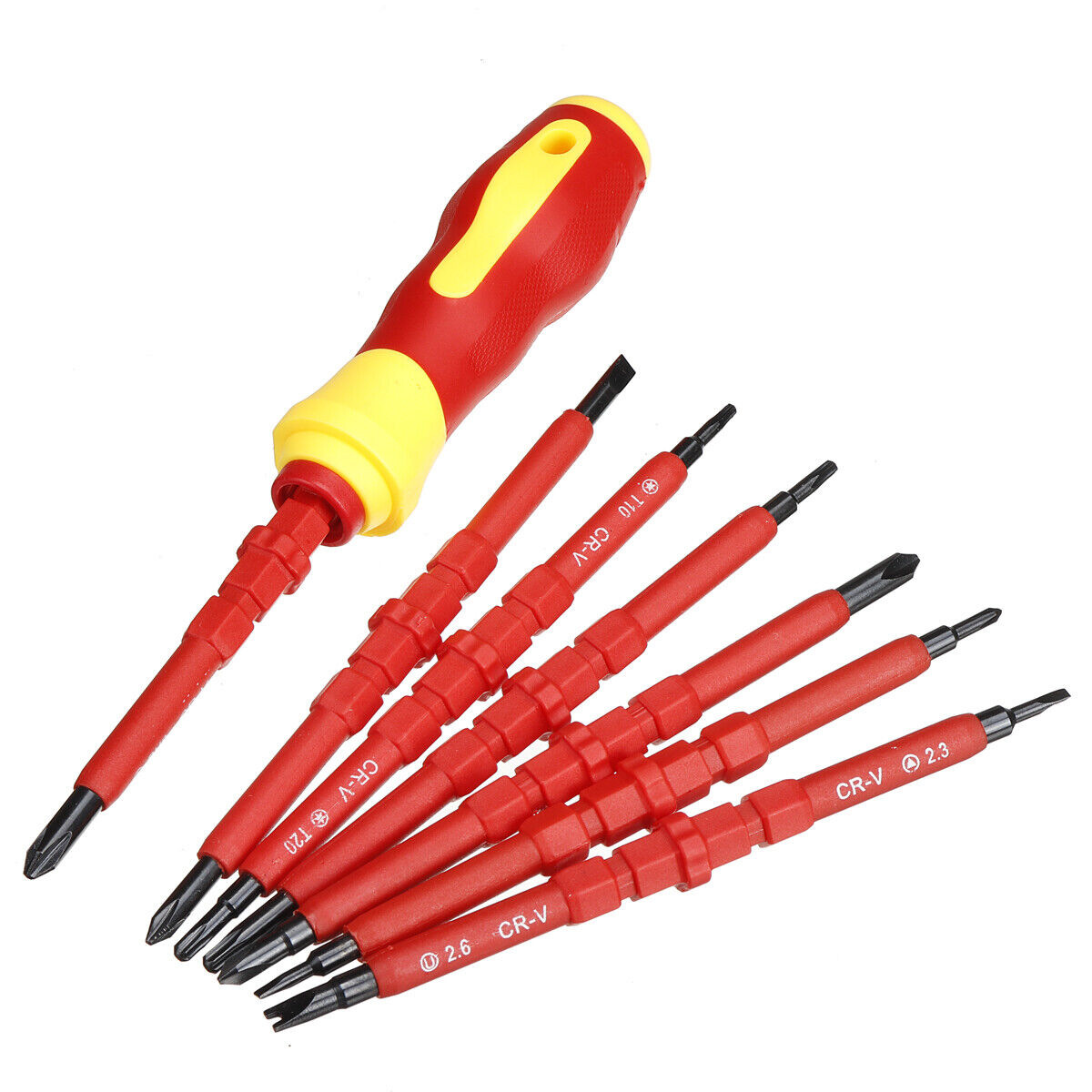 7-en-1 electricista multiusos multi-especificación traje destornillador de doble propósito herramienta de reparación traje