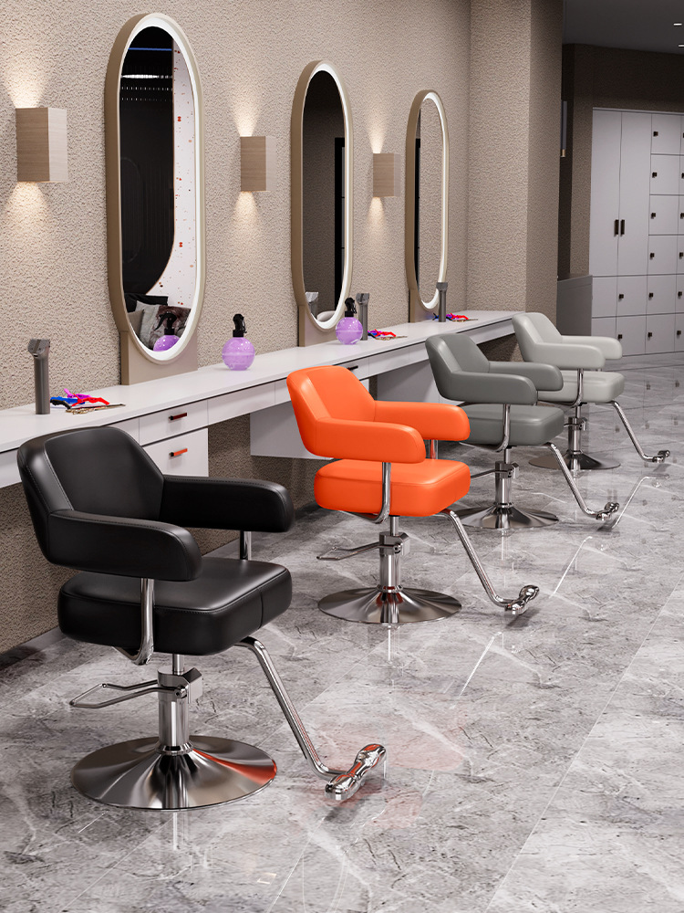 Internet celebridad tienda de moda peluquería taburete peluquería especial corte de pelo y teñido peluquería silla giratoria asiento de elevación