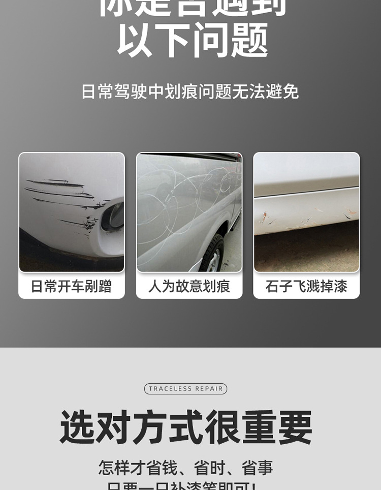 Suitable for All Tesla Models, Special Touch-Up Paint Pen for Car Paint, Magic Tool for Scratch and Scuff Repair, Self-Spray Paint Repair