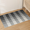 60x90 cotton wire woven ground pad color strip multi -color breathable simple entry door pad foot pad house pad