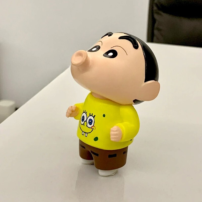 光るクレヨンしんちゃんフィギュア 寝室のベッドサイドに置く可愛いナイトライト タップライト クレヨンしんちゃん置物|undefined