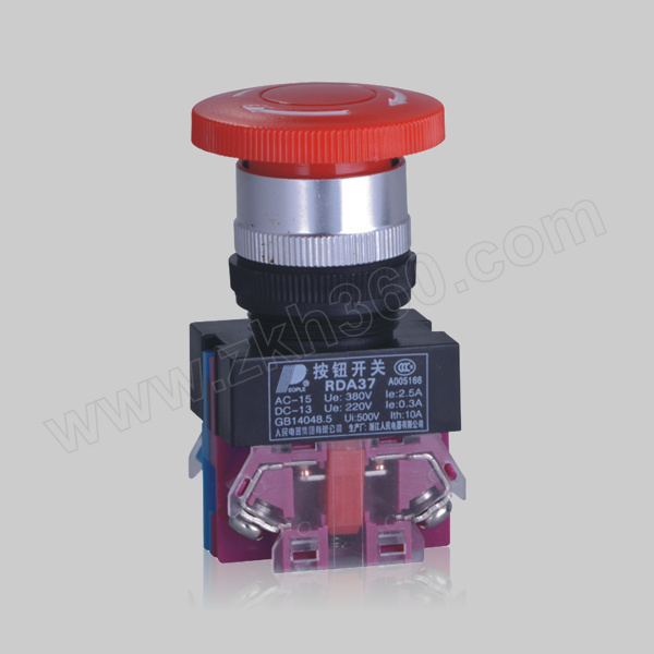 PEOPLE/人民电器 RDA37系列按钮 RDA37-11MD/G31 安装直径37mm 绿色 1只