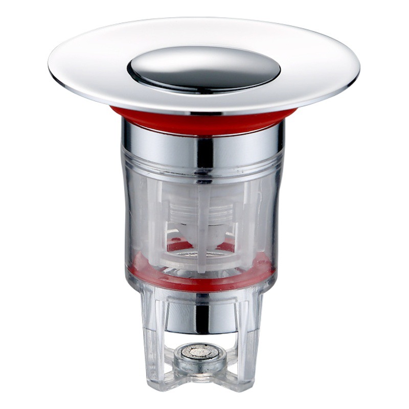 Escurridor desodorante núcleo de rebote lavabo cuenca universal núcleo de cobre Push-Tipo de rebote enchufe del núcleo