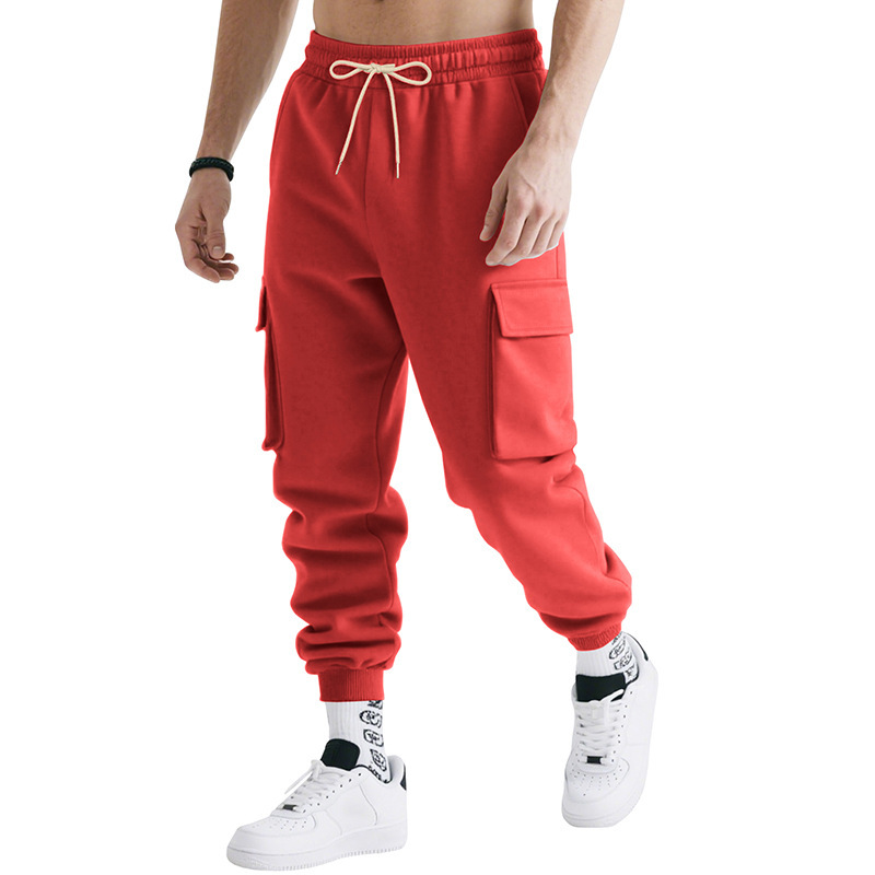 26 Cross-Border Herbst/Winter Amerikanischer Stil Schweres, lockerer High-Street-Freizeit-Sports-Herren-Cargo-Anzug mit vielen Taschen_voghion.com