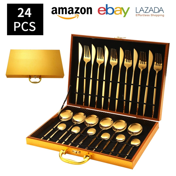 Golden set, 24 pieces