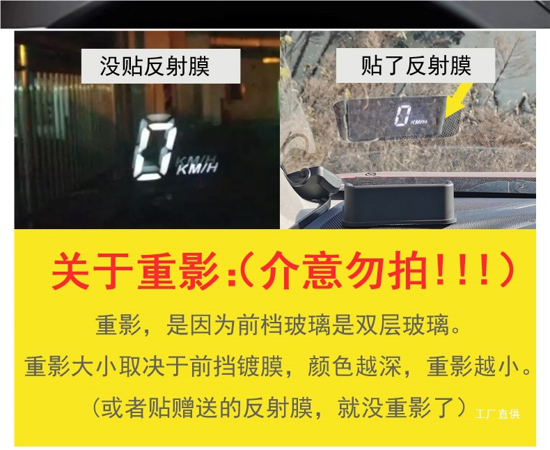 Bmw Full Series Dedicated Hud Head-Up Display Vehicle Speed Car Projection 123 Series 45 Series 67X1X2X3X4 Peihui