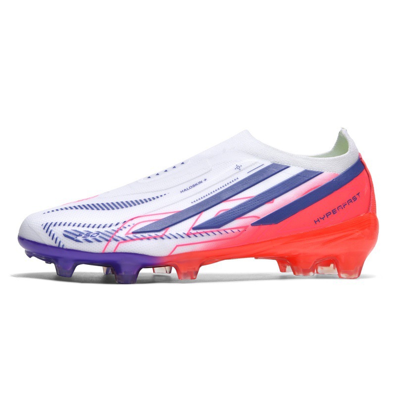 Zapatos de Fútbol AG para Entrenamiento de Malla y TPU Transpirables para Césped Natural y Artificial