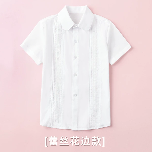 White lace shirt