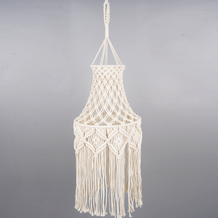 Customized Bohemian Style Chandelier Homestay Inn Bedroom Living Room Hand Woven Shop Commercial Lampshade