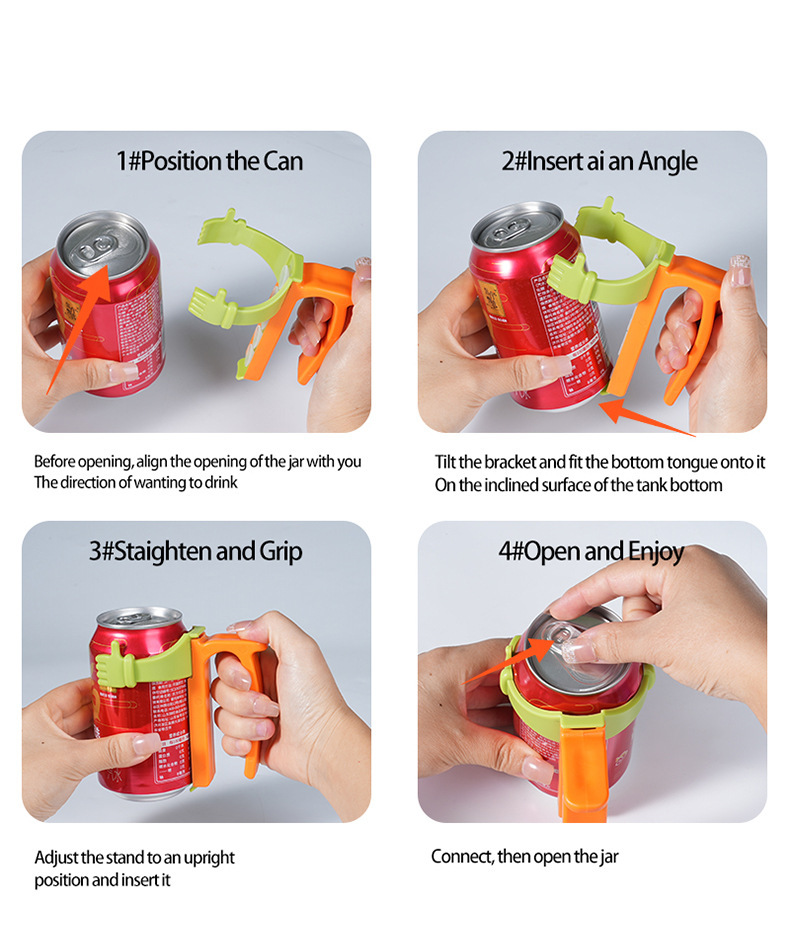 1 Satz Soda-Dosen-Deckelhalter, faltbar, leicht zu öffnender Dosen-Strohhalm-Deckel für Cola und Sprite, auslaufsicherer Becherdeckel für Party – Detail 11
