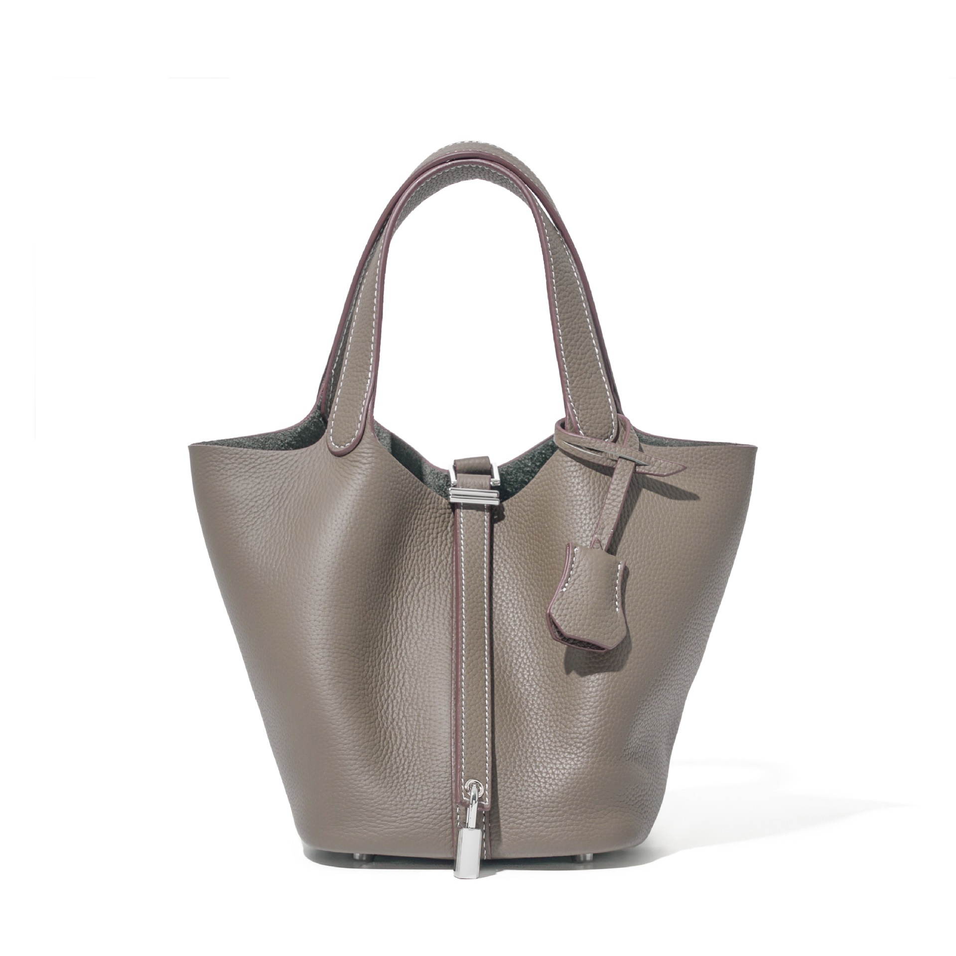 特惠爆款菜篮子包18手提手拎包TOGO头层牛皮水桶包通勤百搭女士包