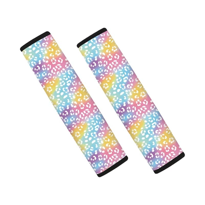 Seat belt shoulder pad, Car Seatbelt Cover, Pink Leopard - ysfn1906z86-1-onesize