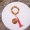 Baseball bracelet, keychain with tassels, wholesale