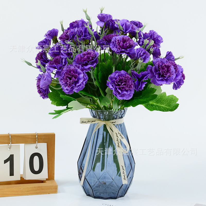 Simulación de 10 claves para decorar el hogar Día de la Madre Día del Maestro ramo de regalos de flores centro comercial tela de atmósfera festiva