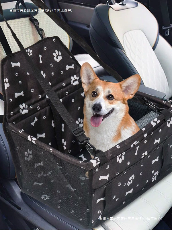 Автомобильная клетка для домашних животных, сидящая в машине собака, автомобильная подушка для сиденья для собаки, водонепроницаемая автомобильная сумка