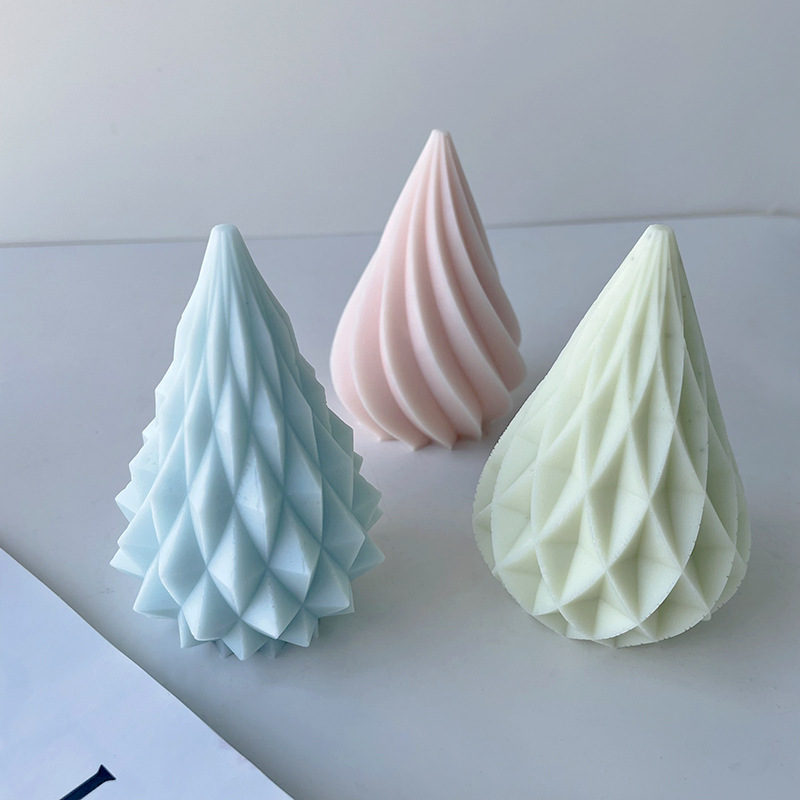 Vela geométrica transfronteriza aromaterapia vela molde ins vela decoración molde de silicona jabón hecho a mano hecho en casa herramienta abrasiva