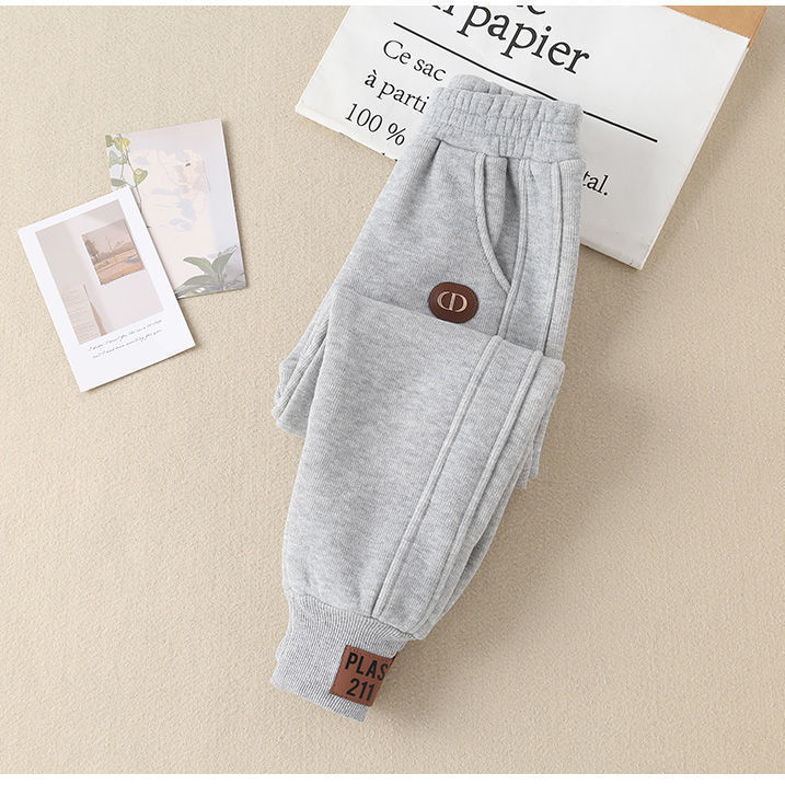 소녀 바지 스포츠 바지 여름 얇은 니킹 바지 운동복 바지 중학생을위한 캐주얼 바지 봄과 가을