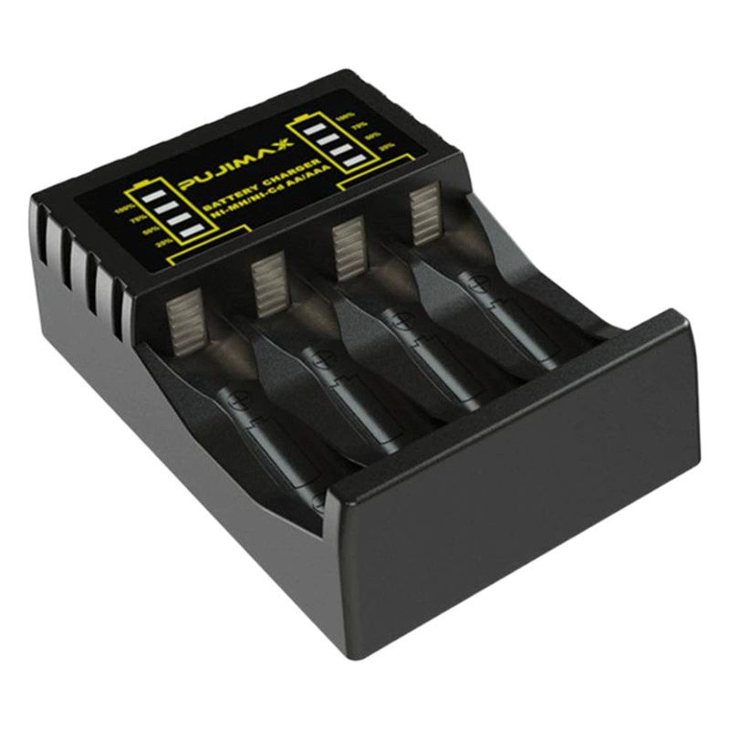Новые четыре слота с несколькими слотами интеллектуальное быстрое зарядное устройство № 5 № 7 AAA/AANникель-никель-кадмиевый зарядное устройство оптом