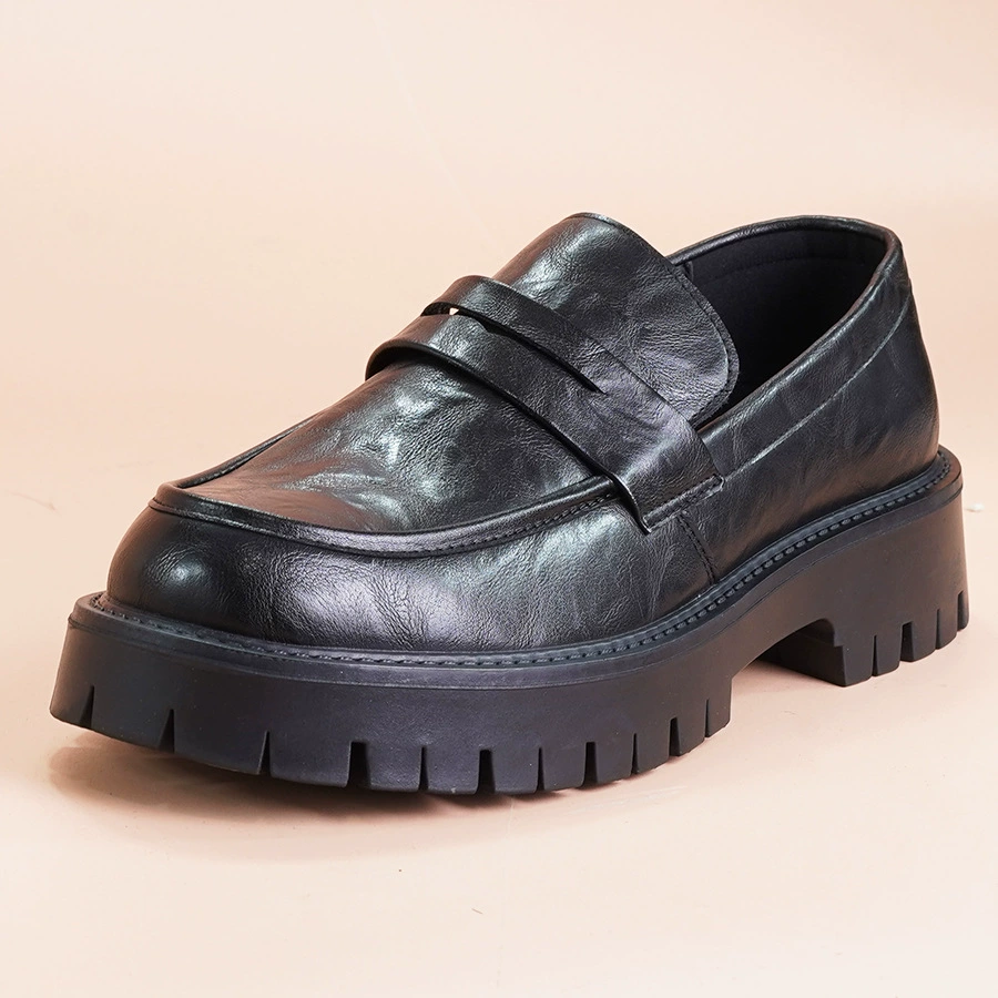 Парижская обувь дерби с толстой подошвы